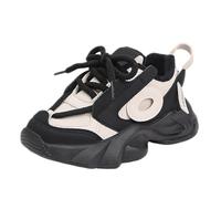 Chaussures de sport pour filles et garçons - Baskets épaisses à lacets - Semelle souple - Chaussures de loisirs - Chaussures d'intérieur respirantes - Chaussures de course - Chaussures de sport