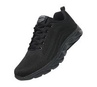 Chaussures de sport pour homme - Chaussures de course - Semelle blanche - Baskets en maille respirante - Chaussures de marche - Grande taille - Chaussures à lacets pour salle de sport - Chaussures de