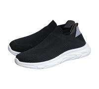 Chaussures de sport pour homme et femme - Semelle souple - Tissu en maille - Chaussures de loisirs confortables - Mousse à mémoire de forme - Mocassins légers et respirants - Fond épais - Chaussures
