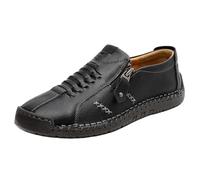 Chaussures de sport pour homme - Légères et confortables - Imperméables - Monkstrap - Chaussures basses pour la gym, les voyages, la vie quotidienne, les activités de plein air, Noir , 37 EU