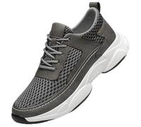 Chaussures de sport pour homme, légères, respirantes, 6 cm, invisibles, chaussures de course en maille à enfiler, chaussures de loisirs en plein air, chaussures de sport décontractées pour le