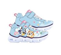 CERDÁ LIFE'S LITTLE MOMENTS Niños Con LED Suela Ligera Eva-Deportiva Luces Bluey Ajuste Cómodo Sportive, Bleu Clair, 26 EU