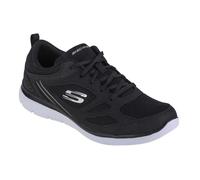 Chaussures de sport - SKECHERS - Summits Suited - Femme - Noir - Lacets - Plat - Textile