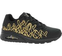 Chaussures de sport SKECHERS UNO pour femmes - GOLDEN 177975-BKGD - noir r. 38.5