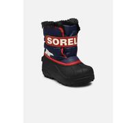 Sorel Snow Commander Waterproof bottes d'hiver imperméables pour enfants, Violet (Nocturnal x Sail Red), 25 EU