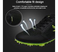 Chaussures De Sprint De Course Chaussures D’athlétisme,Chaussures De Course D’athlétisme De Sprint,Chaussures De Piste Légères D’entraînement Respirantes De, B, 42 EU