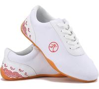 Chaussures De Taekwondo, Kung Fu Taichi Chaussures Légères De Tai-chi, Chaussures D’Arts Martiaux De Tai-chi, Chaussures De Sport Légères en Toile, Chaussures De Boxe, De Ku, C, 35EU