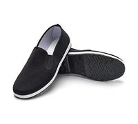 Chaussures de Tai Chi, Chaussures de Kung Fu Traditionnelles Chinoises en Toile, Chaussures d'arts Martiaux Anciennes de Pékin, Semelle en Caoutchouc Noir Unisexe EU 41