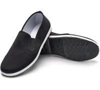 Chaussures de Tai Chi, Chaussures de Kung Fu Traditionnelles Chinoises en Toile, Chaussures d'arts Martiaux Anciennes de Pékin, Semelle en Caoutchouc Noir Unisexe EU 40