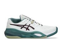 Asics Chaussures homme Gel-Resolution X Terre battue Blanc / Aubergine foncé Taille 42,5