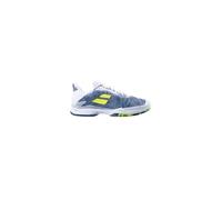 Chaussures de Tennis - BABOLAT - JET TERE - Blanc/Bleu - Confort et Amorti - Durabilité Michelin 46