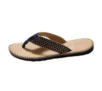 Chaussures de tennis de table pour homme 8,5 - Été décontracté - Pour l'extérieur - Pas de glissement - Respirantes - Tongs à clip - Grandes tailles - Fond plat - Chaussons - Sandales de snowboard