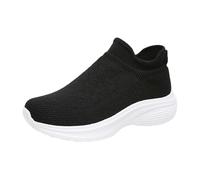 Chaussures de Tennis Femme Confortable Chaussure Orthopedique Chaussures pour Femmes Ethniques Décontractées de Soutien La Voûte Plantaire D'Été Creux Respirant Talon Plat Semelle Souple Sport