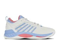 K-Swiss Women's Hypercourt Supreme 2 HB Tennis Shoe, Bright White Open Air Strawberry Ice, 41 EU