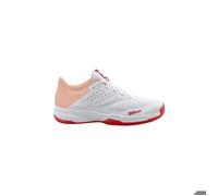 Wilson Femme KAOS Stroke 2.0 Tennis Shoe, White/Peach Parfait/Infrared, 41 1/3 EU