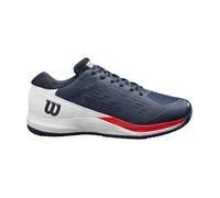Wilson Homme Rush Pro Ace Clay Tennis Shoe, Navy Blazer/White/Infrared, 41 1/3 EU