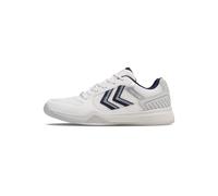 Hummel Chaussures de handball Mixte All Court Jupe lunaire blanche brillante 45 EU