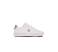 Chaussures de tennis K-SWISS Court Shield pour femme en cuir blanc à lacets 36