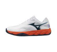 Mizuno Wave Enforce Court 2 Clay Unisexe Blanc/Bleu/Orange 47