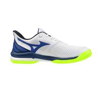 Chaussures Homme Mizuno Wave Exceed Tour 7 White/Blue - TERRE BATTUE