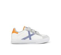 Chaussures de tennis MUNICH Mini Rete pour enfant - Blanc - Lacets - Style rétro 26