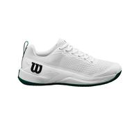 Wilson Homme Rush Pro 4.5 Tennis Shoe, White/White/Aventurine, 44 EU