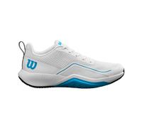 Wilson Homme Rush Pro Lite Chaussure de Tennis, White/Atomic Blue/Navy Blazer, 40 2/3 EU
