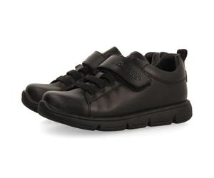 CHAUSSURES DE TENNIS SCOLAIRES EN CUIR AVEC LACETS ÉLASTIQUES HEILIG
