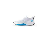Wilson Chaussures de tennis homme Rush Pro LITE All Court Blanc/Bleu Atomic EUR 41 1/3