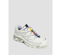 Chaussures De Trail Blanches Et Argentées Unisexes Salomon Xt-6 Gtx L47581100-whitewhiteftwsilver 42;43
