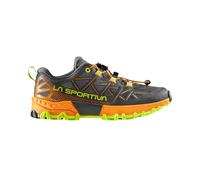 La Sportiva Chaussures de trail enfant Bushido II Jr Gris/Vert/Orange Taille 32 Modèle 2026