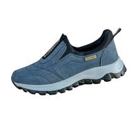 Chaussures de trail pour homme - Légères et respirantes - Antidérapantes - Chaussures de course - Pour le fitness - Respirantes - Avec profil antidérapant - Grandes tailles 38 à 45, bleu, 40 EU
