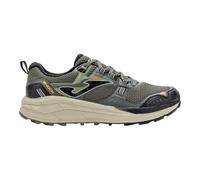 Chaussures de Trail Running, Shock Men Mesh Respirant Vts, Semelle en Caoutchouc Durability, Gris Jaune Orange, 43 EU
