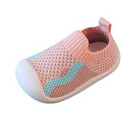 Chaussures de transition imperméables pour enfants, maternelle, garçons, chaussures d'extérieur respirantes, flexibles, semelle antidérapante, sans lacets, chaussures de loisirs, rouge, 21 EU