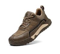 Chaussures de Travail à Bout en Acier pour Hommes - Baskets de sécurité légères avec Embout Composite | antidérapantes et résistantes aux Risques électriques (Kaki,44)