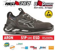 Chaussures De Travail Antidérapantes ARON S1P SRC ESD U-POWER Red 360 RS20096 +