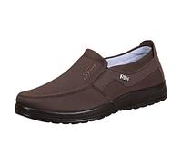 Chaussures de travail antidérapantes en mousse à mémoire de forme pour homme - Noir et marron, a, 39 2/3 EU