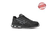 U-Power Red Lion Carbon, Chaussures de sécurité unisexes, légères, flexibles, anti-crevaison en cuir, avec insert Infinergy, avec embouts en aluminium (Grey 36)