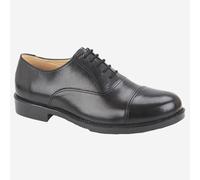 Grafters Chaussures de travail Palmer, formelles en cuir pour hommes, Noir