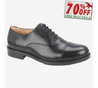 Grafters Palmer Hommes Cuir Robe Habillé Créateur Chaussures Travail Noir