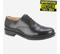 Grafters Palmer Hommes Cuir Robe Habillé Créateur Chaussures Travail Noir