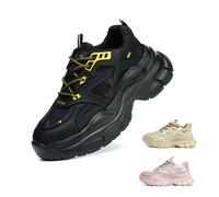 Chaussures de travail Frysen pour femmes, chaussures de légères avec embout en acier, antidérapantes, respirantes, chaussures de protection sportives, 36-42 EU Résistance aux chocs : Nos chaussures de