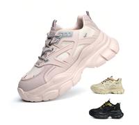 Chaussures de travail Frysen pour femmes, chaussures de sécurité légères avec embout en acier, antidérapantes, respirantes, chaussures de protection sportives, 36-42 EU Résistance aux chocs : Nos chau