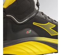 Diadora Chaussures de travail unisexe Utility Vortex DA2 Mid S3S SC SR HRO ESD Noir/Jaune Taille 43
