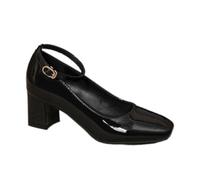 Chaussures De Travail pour Femmes, Talons Mary Jane Confortables Et Bas, Escarpins Fermés À Bout Carré pour Femmes