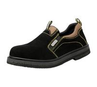 Chaussures de travail pour homme - En cuir léger - Semelle antidérapante - Respirantes - Mocassin - Pour la fête de la bière - Chaussures de sport confortables - Chaussures de cuisine Oxford - Baskets
