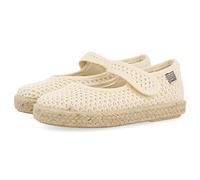 Chaussures de Type Espadrille Couleur Beige à résille pour Fille Seine