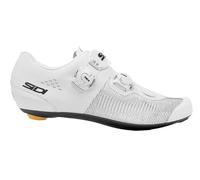 Chaussures De Vélo De Course SIDI GENIUS 10 KNITTED 2025 Blanc