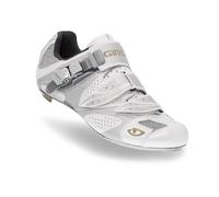 Chaussures De Vélo De Route Pour Femmes Giro Espada Euro 38 US 6.5 BLANC ARGENT