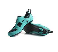 Chaussures de vélo de Route pour Hommes Chaussures de vélo adhésives Professionnelles avec Serrure de vélo Compatible pour Triathlon de Route intérieur et extérieur